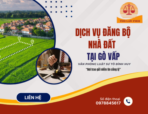 Dịch vụ đăng bộ nhà đất tại Gò Vấp