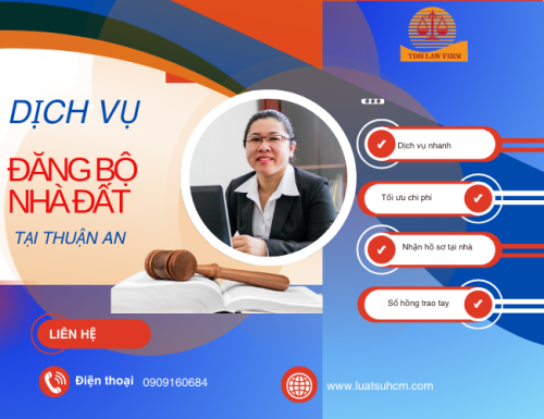 Dịch vụ đăng bộ nhà đất tại Thuận An