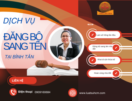 Dịch vụ đăng bộ sang tên nhà đất tại Bình Tân