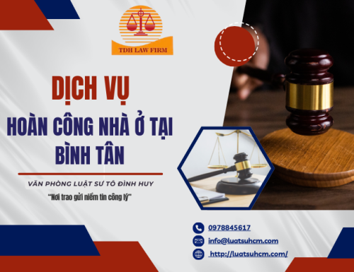 Dịch vụ hoàn công nhà ở tại Bình Tân