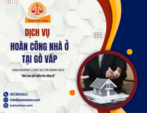 Dịch vụ hoàn công nhà ở tại Gò Vấp