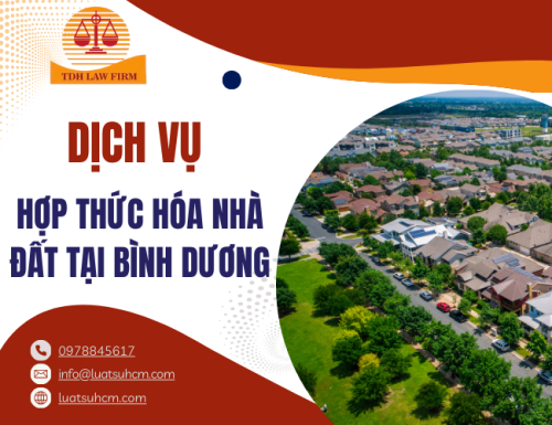 Dịch vụ hợp thức hóa nhà đất tại Bình Dương