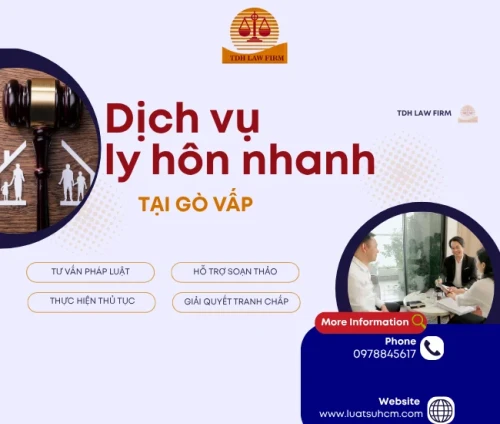 Dịch vụ ly hôn nhanh tại Gò Vấp