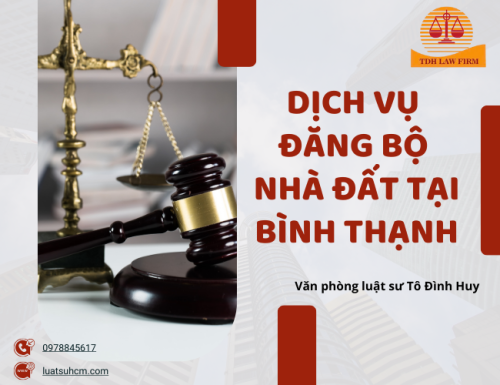 Dịch vụ đăng bộ nhà đất tại Bình Thạnh