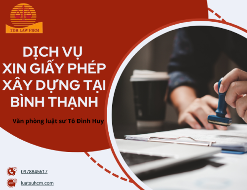 Dịch vụ xin giấy phép xây dựng tại Bình Thạnh