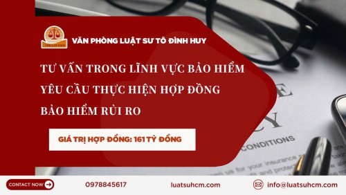 Vụ việc tư vấn và bảo vệ quyền lợi cho công ty trong sự cố cháy nhà máy