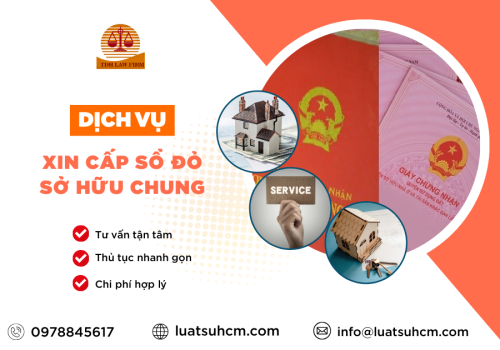 Dịch vụ xin cấp sổ đỏ sở hữu chung