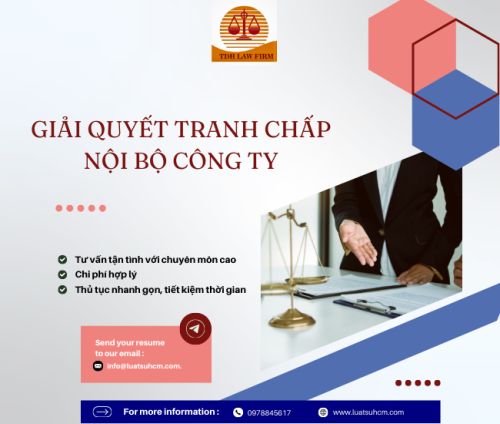 Luật sư giải quyết tranh chấp nội bộ công ty