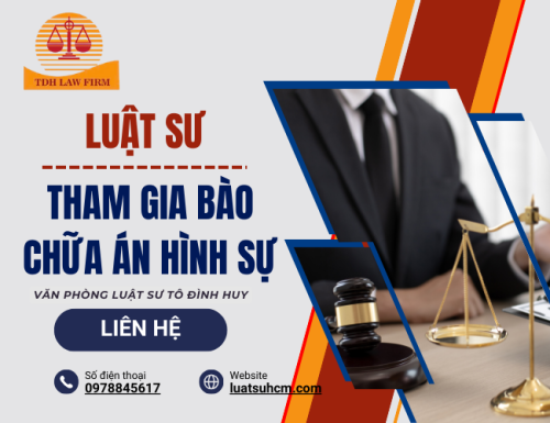 Luật sư tham gia bào chữa án hình sự