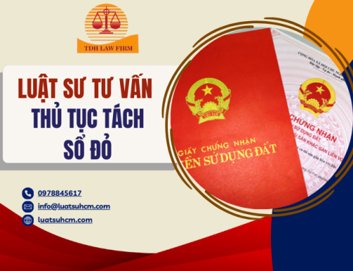 Tư vấn thủ tục tách sổ đỏ