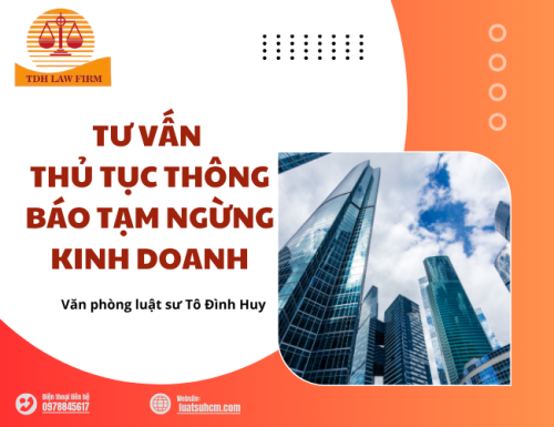 Dịch vụ tư vấn tạm ngừng kinh doanh tại TP.HCM