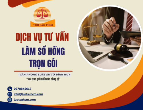 Dịch vụ tư vấn làm sổ hồng trọn gói