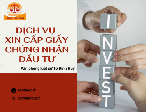 Dịch vụ xin cấp giấy chứng nhận đầu tư