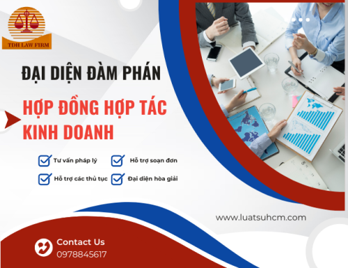 Luật sư đại diện đàm phán hợp đồng hợp tác kinh doanh