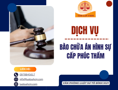 Dịch vụ bào chữa án hình sự cấp phúc thẩm