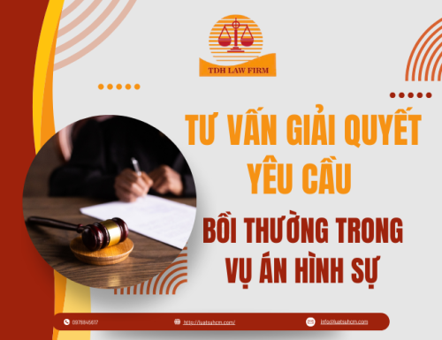 Tư vấn giải quyết yêu cầu bồi thường trong vụ án hình sự