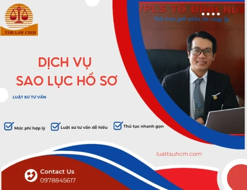 Dịch vụ sao lục hồ sơ tại TP.HCM