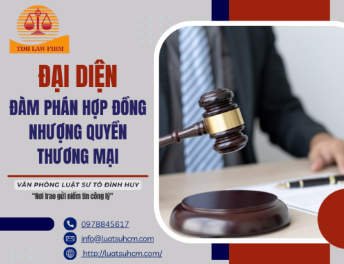 Đại diện đàm phán hợp đồng nhượng quyền thương mại