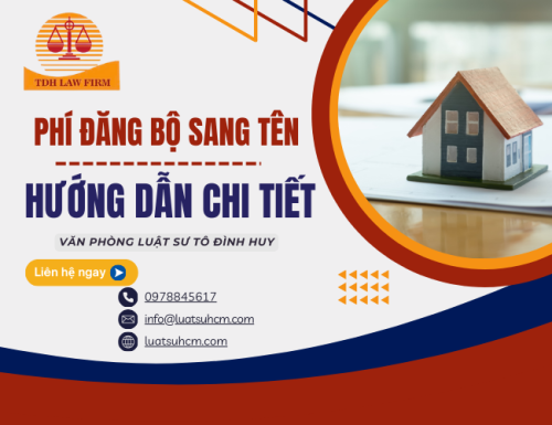 Phí đăng bộ sang tên - hướng dẫn chi tiết