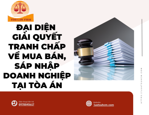 Đại diện giải quyết tranh chấp về mua bán, sáp nhập doanh nghiệp tại Tòa án