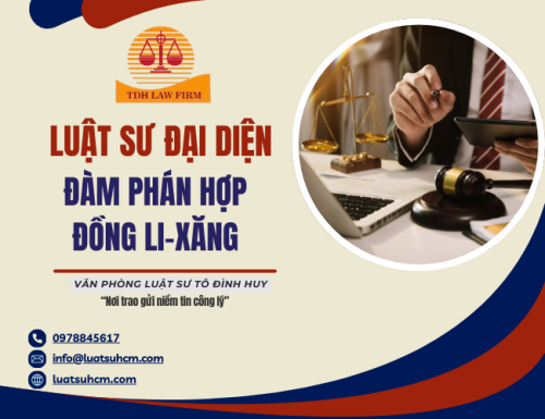 Đại diện đàm phán hợp đồng li-xăng