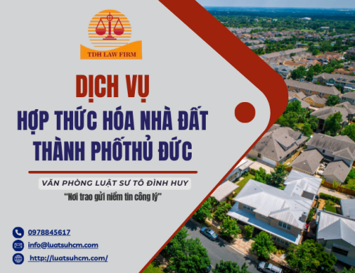 Dịch vụ hợp thức hóa nhà đất TP Thủ Đức