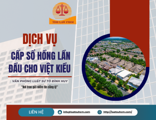 Dịch vụ cấp sổ hồng lần đầu cho Việt kiều