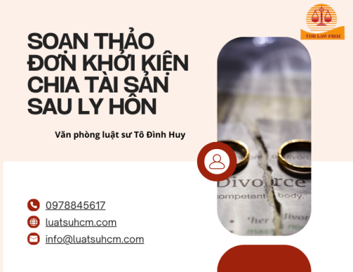 Soạn thảo Đơn khởi kiện chia tài sản sau ly hôn