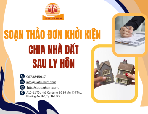 Soạn thảo Đơn khởi kiện chia nhà đất sau ly hôn