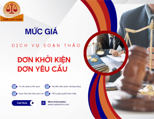 Bảng giá dịch vụ soạn thảo đơn khởi kiện, đơn yêu cầu
