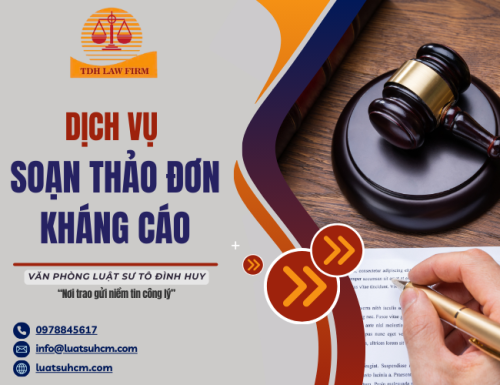 Dịch vụ soạn thảo đơn kháng cáo