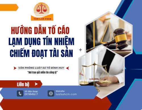 Huong dan to cao lam dung tin nhiem chiem doat tai san