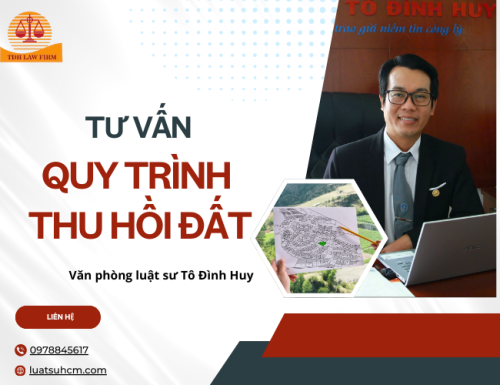Tư vấn về quy trình nhà nước thu hồi đất