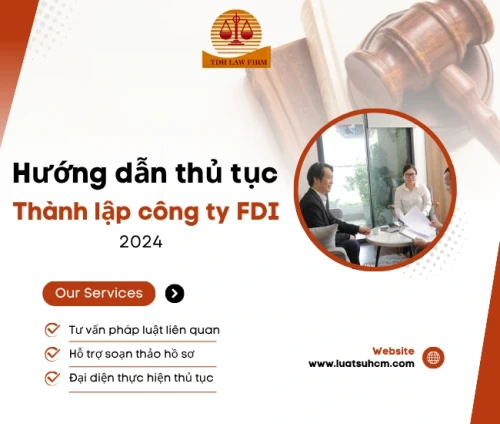 Hướng dẫn thủ tục thành lập công ty FDI năm 2024