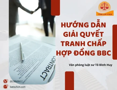 Hướng dẫn giải quyết tranh chấp hợp đồng hợp tác kinh doanh