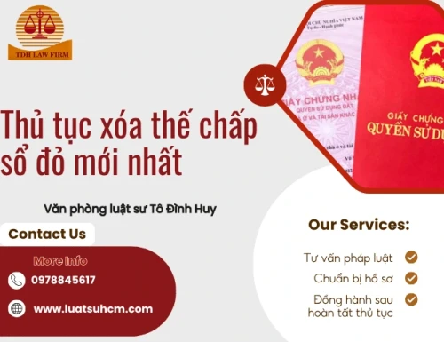 Tư vấn thủ tục xóa đăng ký thế chấp trên sổ đỏ 2025 mới nhất