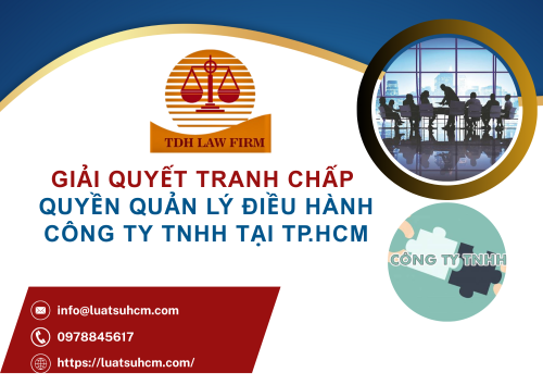 Giải quyết tranh chấp quyền quản lý điều hành Công ty TNHH tại TPHCM