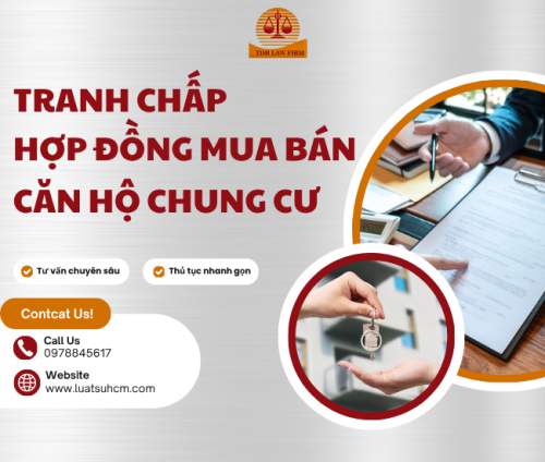 Luật sư tư vấn tranh chấp hợp đồng mua bán căn hộ chung cư