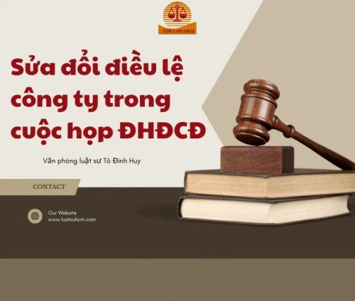 Sửa đổi điều lệ theo quy định luật doanh nghiệp 2014 trong cuộc họp đại hội đồng cổ đông năm 2016