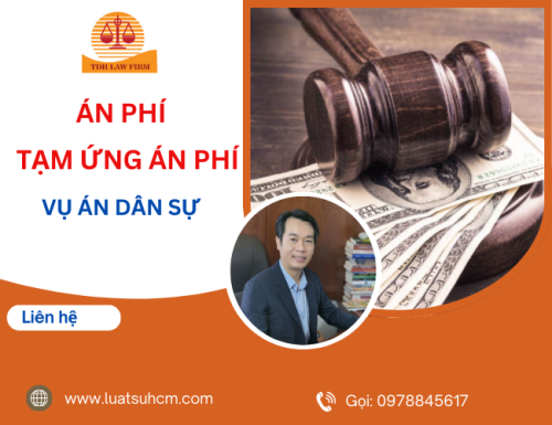 Án phí và tạm ứng án phí khởi kiện dân sự