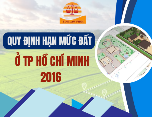 Quy định hạn mức đất ở Tp Hồ Chí Minh 2016