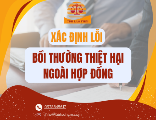 Xác định lỗi trong bồi thường thiệt hại ngoài hợp đồng