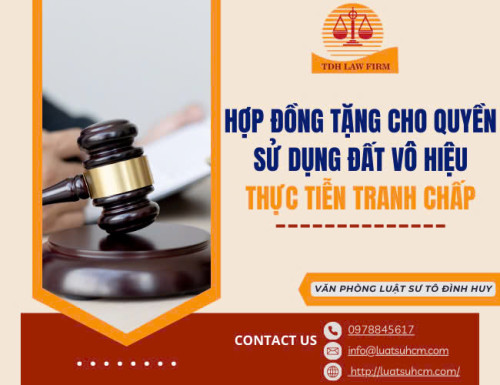 Hợp đồng tặng cho quyền sử dụng đất vô hiệu