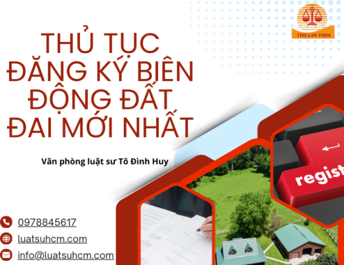 Thủ tục đăng ký biến động đất đai mới nhất 2