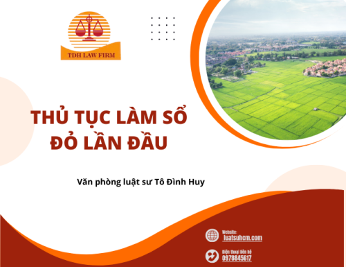 Thủ tục làm sổ đỏ lần đầu