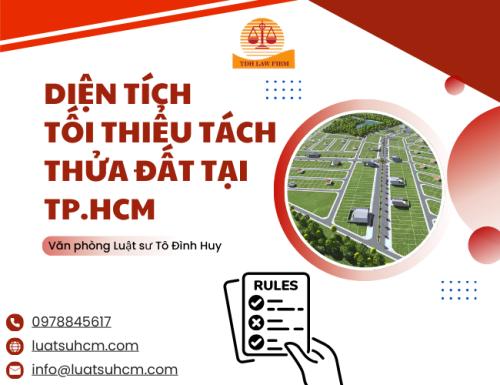 Diện tích tối thiểu tách thửa tại TpHCM