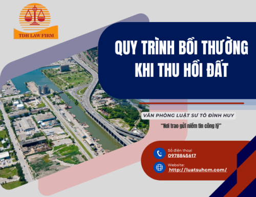 Quy trình bồi thường khi thu hồi đất theo quy định mới