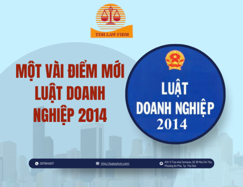 Một vài điểm mới Luật doanh nghiệp 2014