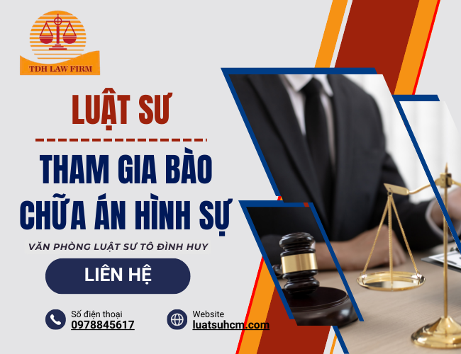 Luật sư tham gia bào chữa án hình sự