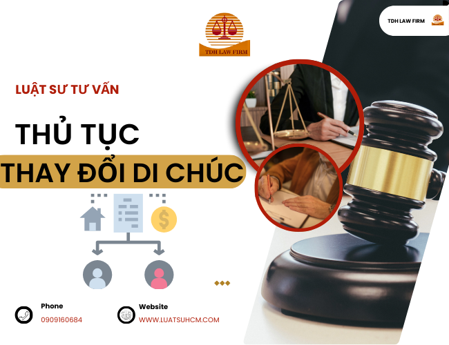 Thủ tục thay đổi di chúc